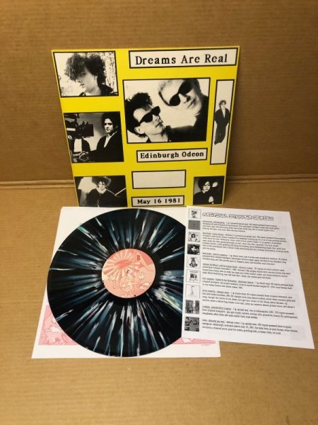 Photo1: The Cure - Dreams are real - LP deluxe printed sleeve.  (1)