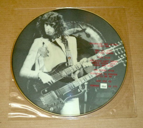 Photo1: Led Zeppelin ‎– DUCK-WALKS & LASERS PART 2- LP. PICTURE DISC (1)