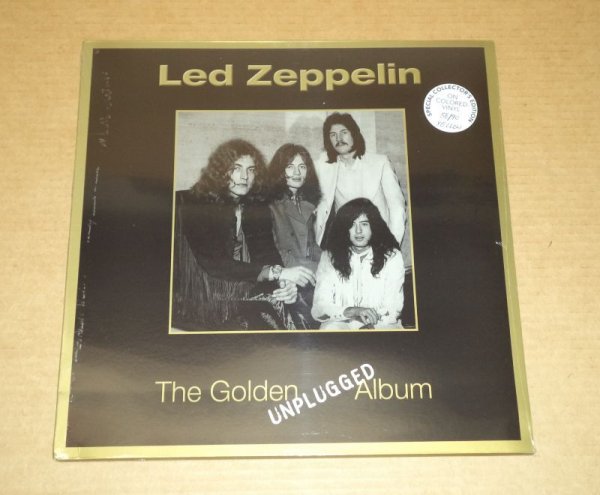 Photo1: Led Zeppelin - Golden Unplugged Album - 1LP. Colored vinyl (1)