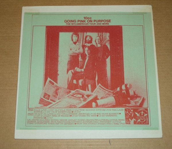 Photo1: 10CC GOING PINK ON PORPOSE - LP (1)