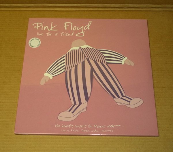 Photo1: Pink Floyd - LIVE FOR A FRIEND / RAINBOW THEATRE, LONDON 5/11/73 - 2LP. CLEAR VINYL (1)