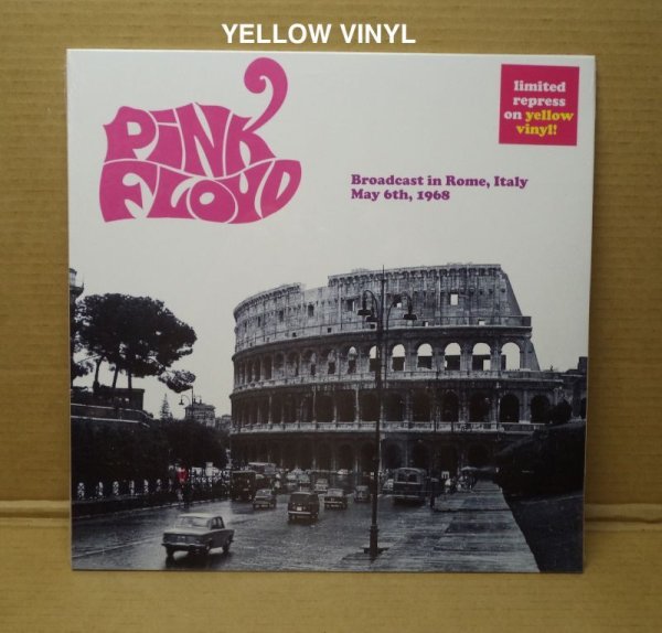 Photo1: Pink Floyd - BROADCAST IN ROME, ITALY MAY 6TH, 1968 - LP YELLOW VINYL (1)