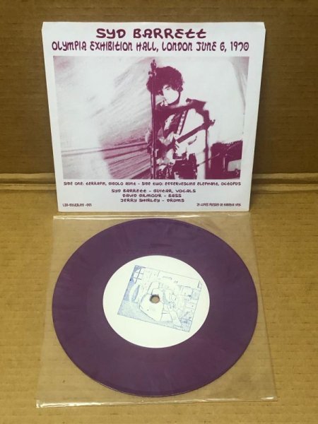 Photo6: Syd Barrett - OLYMPIA EXHIBITION HALL, LONDON JUNE 6 1970 - 7" 33 1/3 EP MAGENTA VINYL (6)