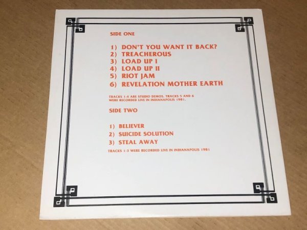 Photo5: Randy Rhoads - LOAD UP - LP. SPLASH VINYL. 50 made! (5)