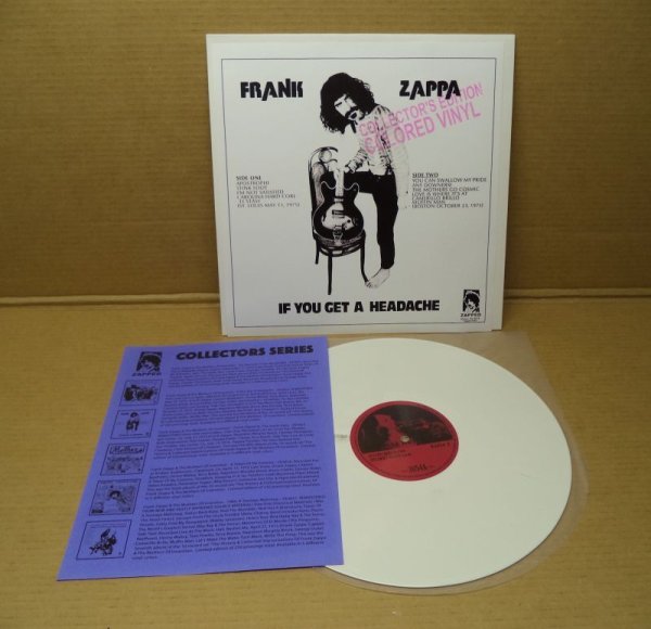 Photo3: Frank Zappa / Beefheart / The Mothers Of Invention - If You Get A Headache - LP. COLORED VINYL (3)