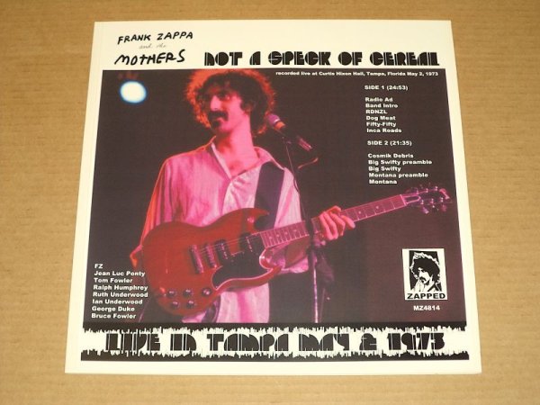 Photo17: Frank Zappa & The Mothers Of Invention - TAMPA 1973 - Not A Speck Of Cereal - LP COLORED VINYL (17)