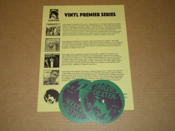 Photo15: Frank Zappa & The Mothers Of Invention - TAMPA 1973 - Not A Speck Of Cereal - LP COLORED VINYL (15)