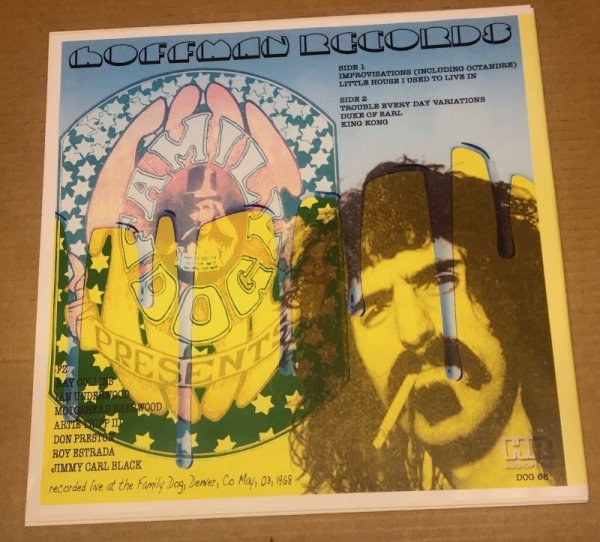 Photo16: Frank Zappa And The Mothers Of Invention – Duke Of Denver 180 GRAM COLORED VINYL. HOFFMAN. FAMILY DOG, DENVER 1968 (16)