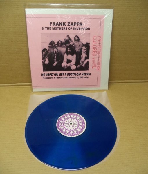 Photo4: Frank Zappa - WE HOPE YOU GET A NOSTALGIC HERNIA - LP. COLORED VINYL (4)