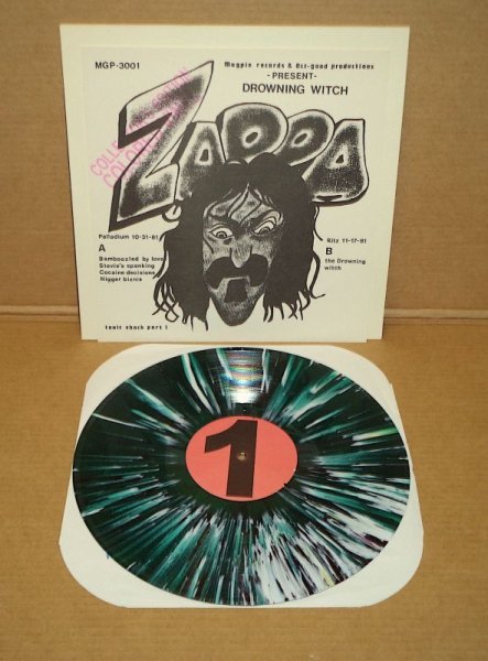 Photo1:  Frank Zappa - TOXIC SHOCK PART 1 / DROWNING WITCH - 1LP. NY 1981 SPLASH VINYL (1)