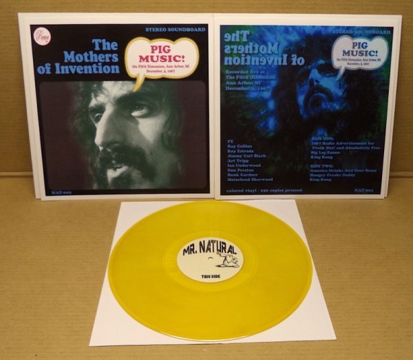 Photo2: Frank Zappa - PIG MUSIC! - 1LP. FIFTH DIMENSION 1967 COLORED VINYL (2)