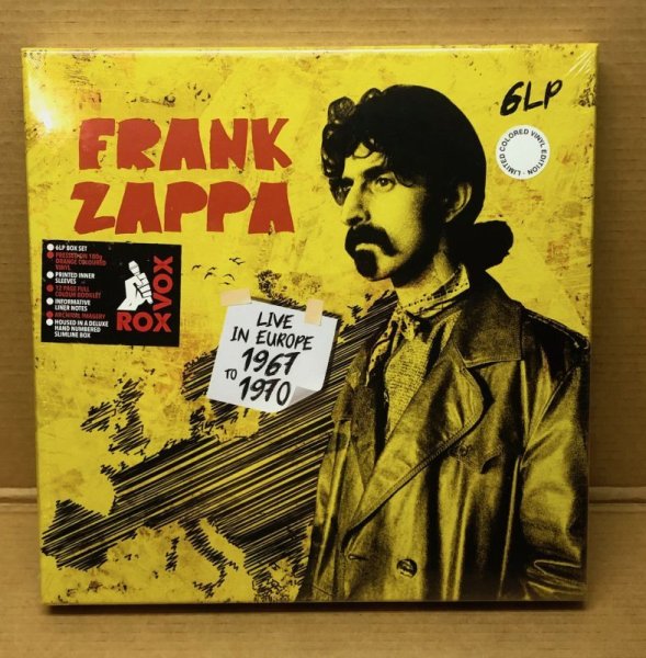 Photo1: FRANK ZAPPA - Live In Europe 1967 - 1970 - 6LP BOXED SET ON COLORED VINYL (1)