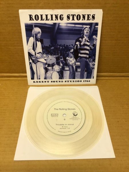 Photo1: Rolling Stones ‎– REGENT SOUND STUDIOS 1964 - 7” EP CLEAR VINYL (1)