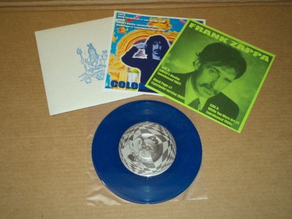 Photo1: Frank Zappa - LAKSHI'S DEELITE (STUDIO UNRELEASED) /BLACK PAGE#1/WHILE YOU WERE ART #1  - 7" EP COLORED VINYL (1)