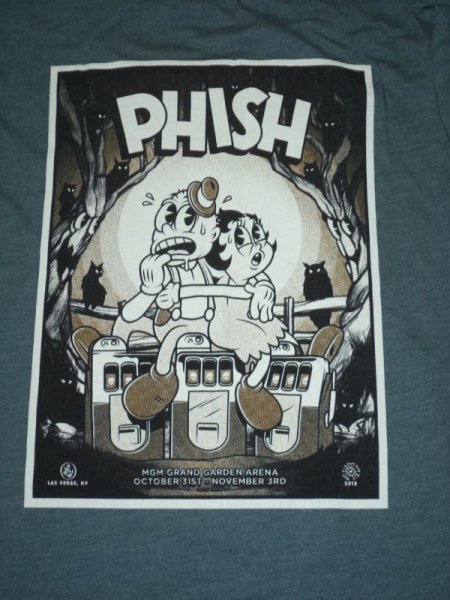 Photo4: Phish MGM Grand Garden Arena Tee Shirt Las Vegas 2018 Small NEW! (4)