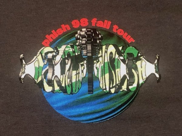 Photo1: Phish - OFFICIAL 1998 FALL TOUR T-SHIRT LARGE 100% COTTON MINT UNWORN NEW! (1)