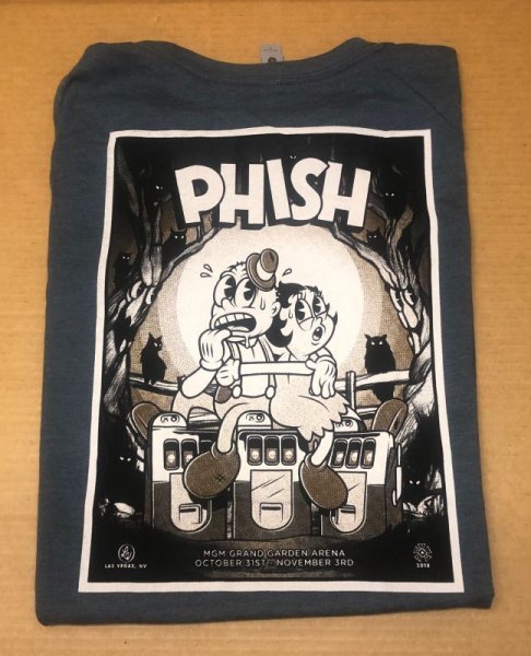 Photo1: Phish MGM Grand Garden Arena Tee Shirt Las Vegas 2018 Small NEW! (1)