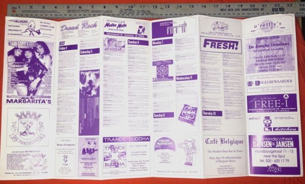 Photo3: PHISH - ORIGINAL 1997 AMSTERDAM CONCERT GUIDE JUNE/JULY 1997 PARADISO RARE (3)