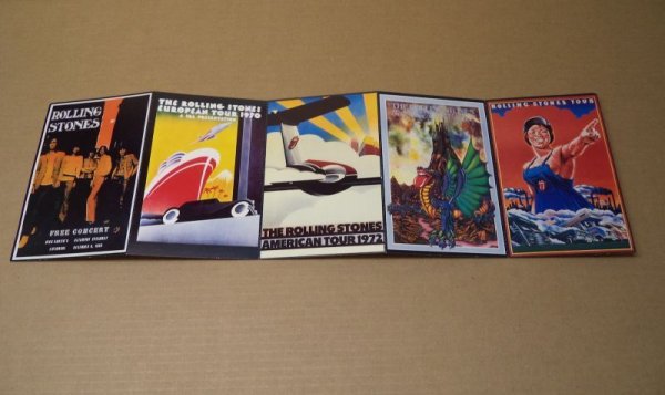 Photo8: ROLLING STONES 1983 Promo Fan Club Kit set of 5 postcards NEW / UNSEPARATED! NM (8)