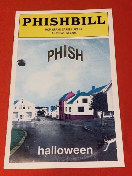 Photo1: PHISH - ORIGINAL PHISHBILL - MGM Grand Las Vegas Halloween 2018 Kasvot Vaxt NM (1)