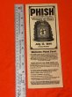 Photo1: PHiSH - ORIGINAL PORTLAND MEADOWS 07/15/1998 2 SIDED CONCERT INFO HANDBILL RARE!  (1)