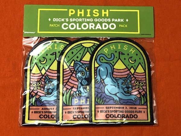 Photo1: Phish Patch Set of 3 Colorado Event Patches Aug. 31 - Sept. 2, 2018 - NEW!! (1)