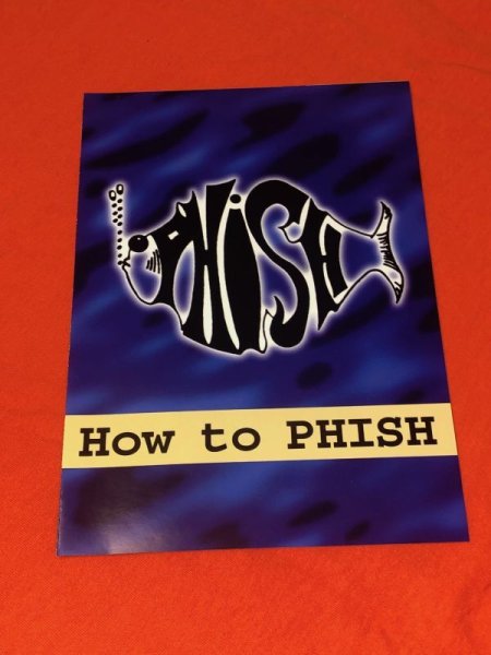 Photo1: PHISH - ORIGINAL 1997 GERMAN TOUR GUIDE "HOW TO PHISH" TOUR DATES. RARE! NM (1)