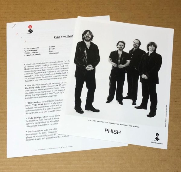 Photo1: Phish - 1998 Press Kit Elektra Records press kit  (1)