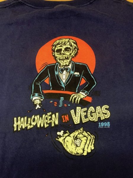 Photo1: PHISH Vintage 1998 Tales from the Phish Tour Shirt Rock Band Tee Halloween in Vegas XL  (1)