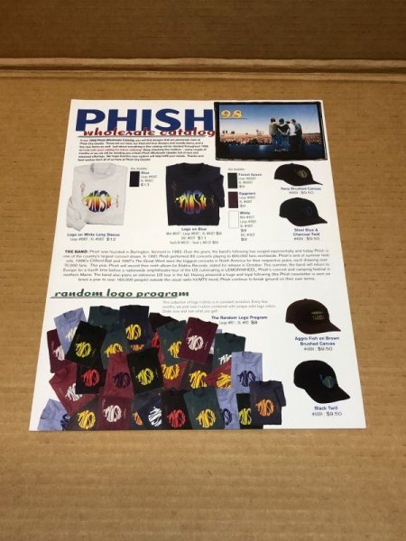 Photo1: Phish - 1998 Wholesale Catalog  (1)