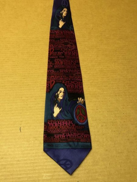 Photo1: THE DOORS - FILLMORE TIE #99 - RARE ORIGINAL NEW / MINT (1)