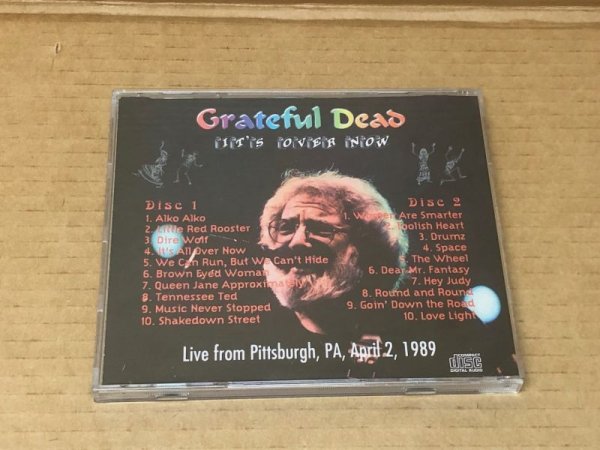 Photo2: GRATEFUL DEAD -  IT’S OVER NOW.  2 CD SET. FACTORY SILVER. PITTSBURGH, PA APRIL, 2, 1989. (2)