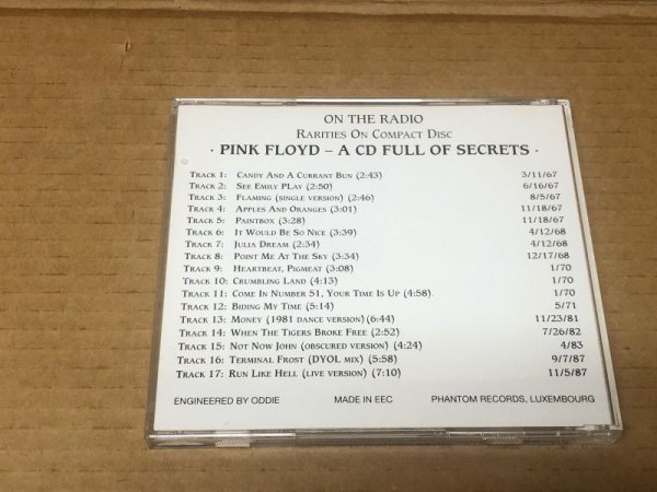 Photo2: Pink Floyd / Syd Barrett - A CD FULL OF SECRETS - CD. EARLY SINGLES AND RARITIES (2)