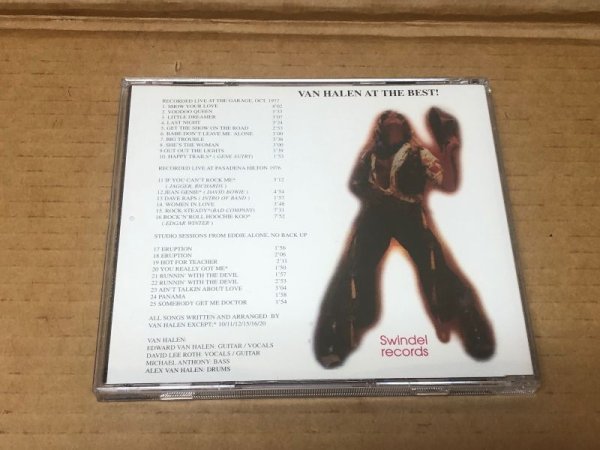 Photo2: VAN HALEN - AT THE BEST! CD. THE GARAGE OCTOBER 1977 & PASADENA HILTON 1976. (2)