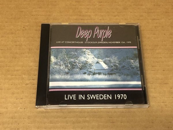 Photo1: Deep Purple - Live In Sweden - CD. Original Factory Silver CD. Stockholm 11/12/1970. (1)