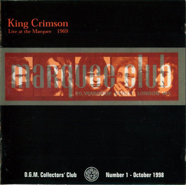 Photo1: KING CRIMSON - LIVE AT THE MARQUEE 1969 - CD. D.G.M. COLLECTORS CLUB RELEASE #1  (1)