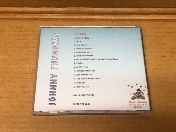 Photo2: JOHNNY THUNDERS - LIVE CRISIS - CD LIVE IN EUROPE 1983 & 1986 (2)