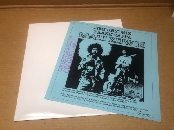 Photo6: Jimi Hendrix / Frank Zappa - MAUI ZOWIE - LP (6)