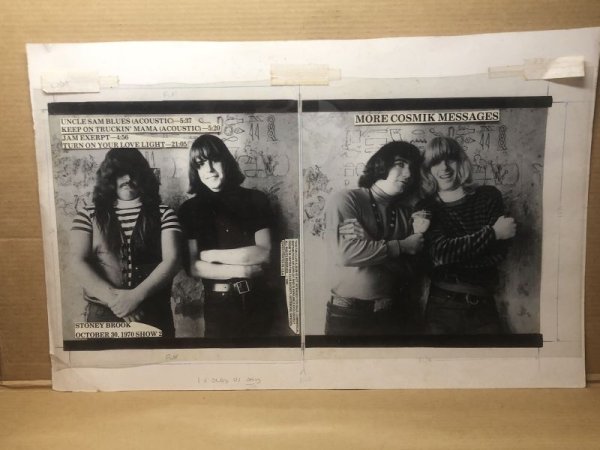 Photo1: GRATEFUL DEAD - MORE COSMIK MESSAGES - ORIGINAL LP COVER LAYOUT (1)