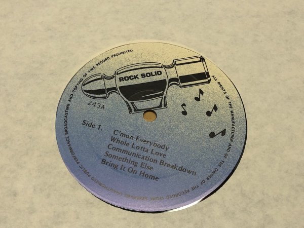 Photo5: Led Zeppelin Strange Tales From The Road 10 LP box Original Rock Solid Records RSR-243 (5)