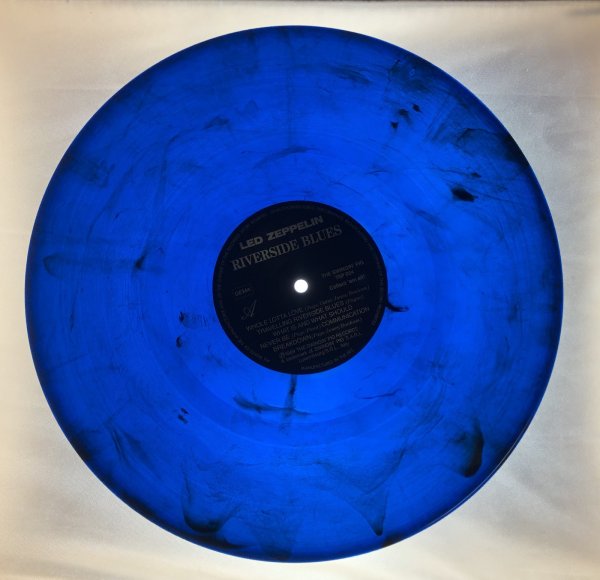 Photo1: LED ZEPPELIN - RIVERSIDE BLUES LP BLUE VINYL (1)