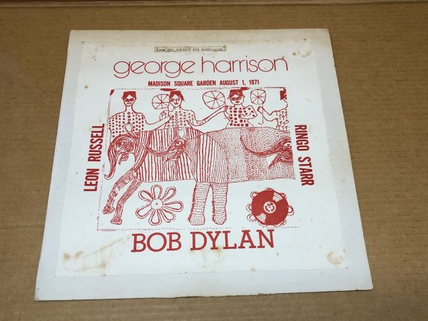 Photo4: GEORGE HARRISON / BOB DYLAN / RINGO / LEON RUSSELL - MSG AUGUST 1 1971 LP  (4)