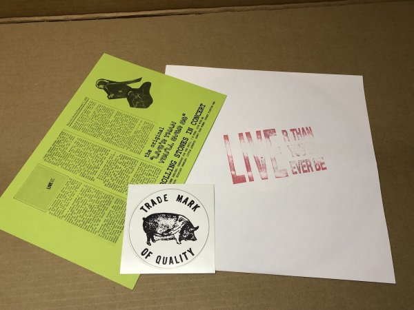 Photo5: ROLLING STONES - LIVER THAN YOU'LL EVER BE LP TMOQ 40TH ANNIVERSARY BOXED SET MULTICOLORED VINYL (5)