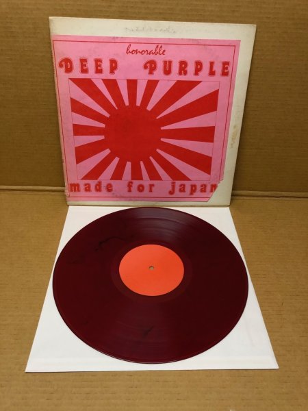 Photo1: DEEP PURPLE - MADE FOR JAPAN - LP. RED VINYL TOKYO 1975 NM- (1)