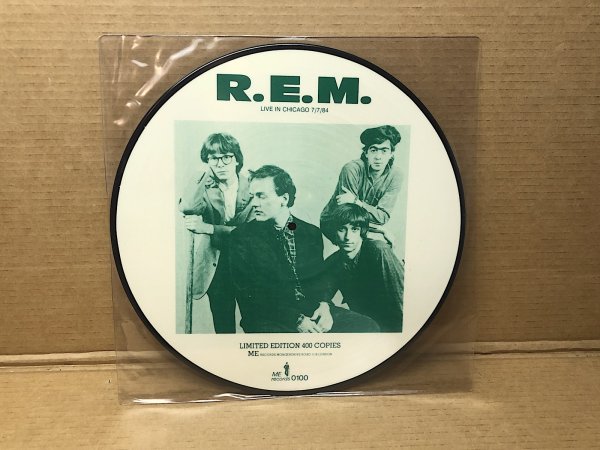 Photo1: R.E.M. – Live In Chicago 7/7/84 picture disc LP MINR.E.M. – Live In Chicago 7/7/84 picture disc LP MINT!!T!! (1)