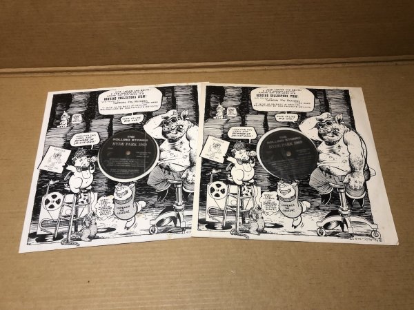 Photo3: ROLLING STONES - HYDE PARK 1969 - 2LP White Vinyl. The Swingin' Pig (3)