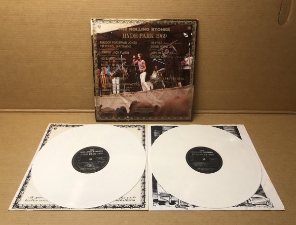 Photo2: ROLLING STONES - HYDE PARK 1969 - 2LP White Vinyl. The Swingin' Pig (2)
