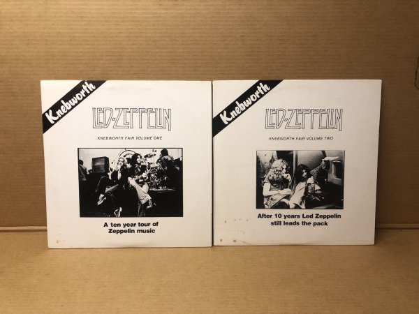 Photo1: Led Zeppelin – Knebworth Fair Volume One & Two - A Ten Year Tour Of Zeppelin Music - 4LP K&S Records – 056-057 (1)