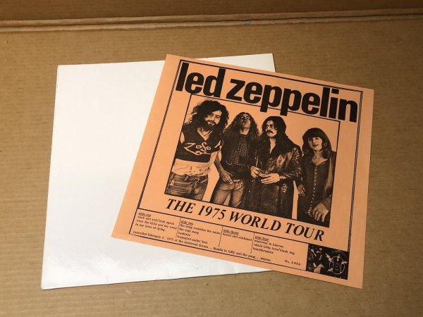 Photo3: Led Zeppelin - The 1975 World Tour - 2LP  Forum de Montréal, February 6, 1975  (3)