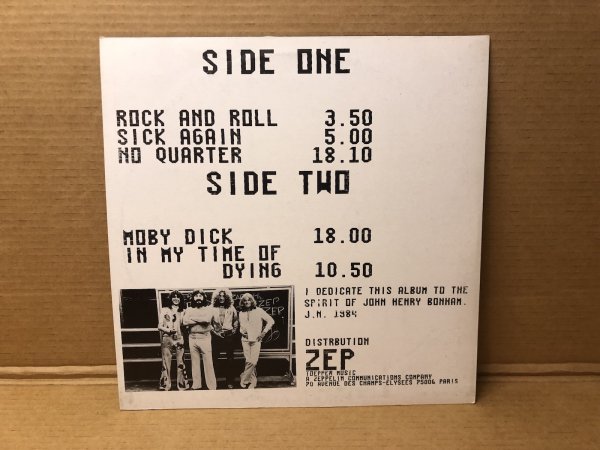 Photo4: Led Zeppelin - Live At The Madison Square Garden 1975 - LP.  (4)